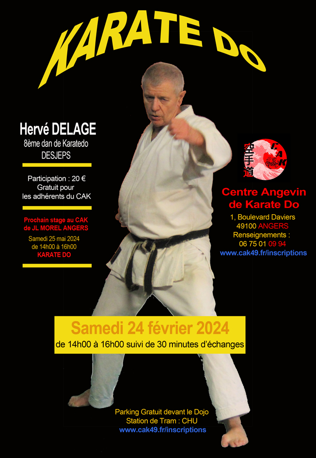 Stage Hervé DELAGE 24.02.2024 au CAK BD