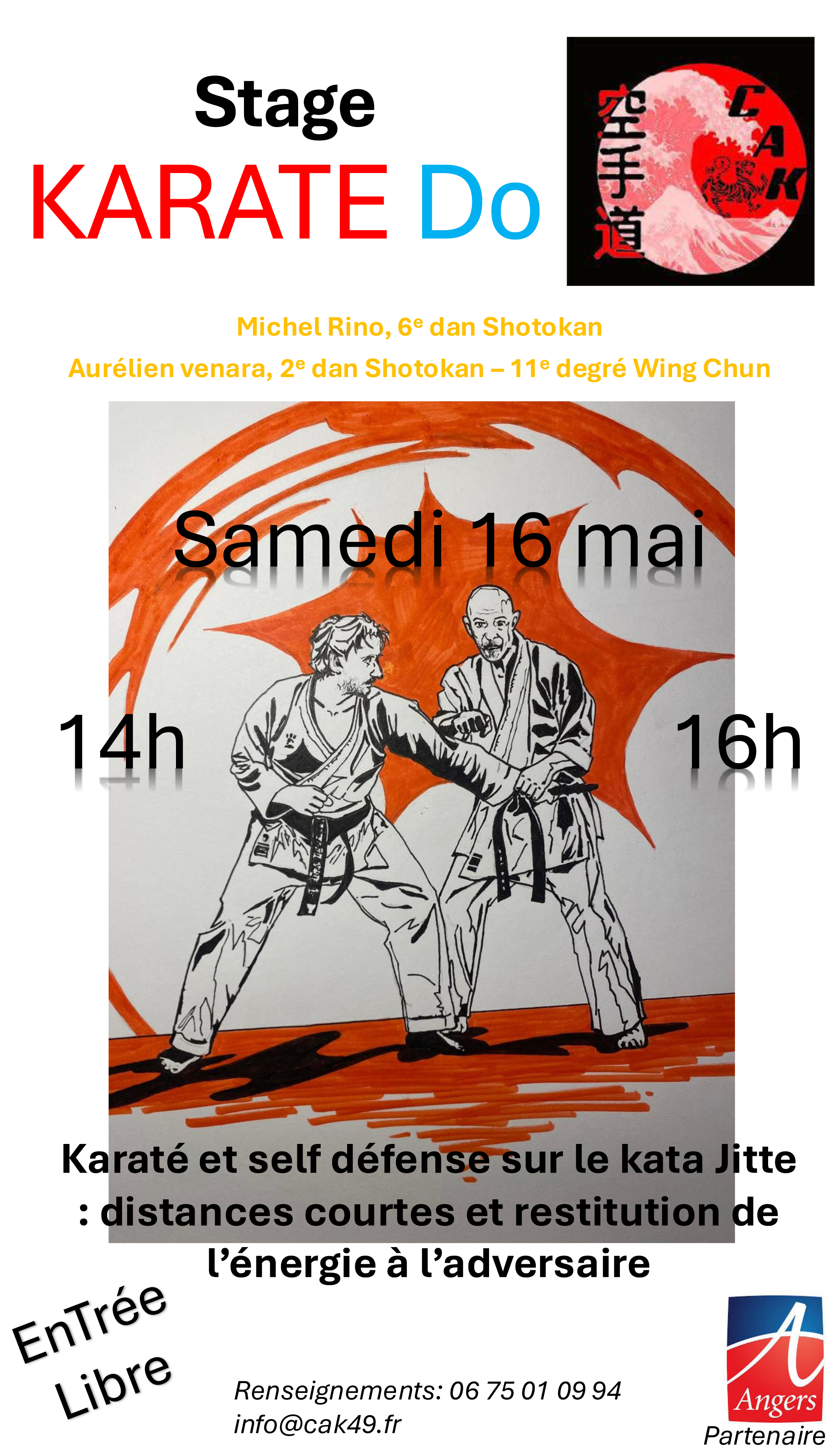 Stage 16 mai 2026 au CAK