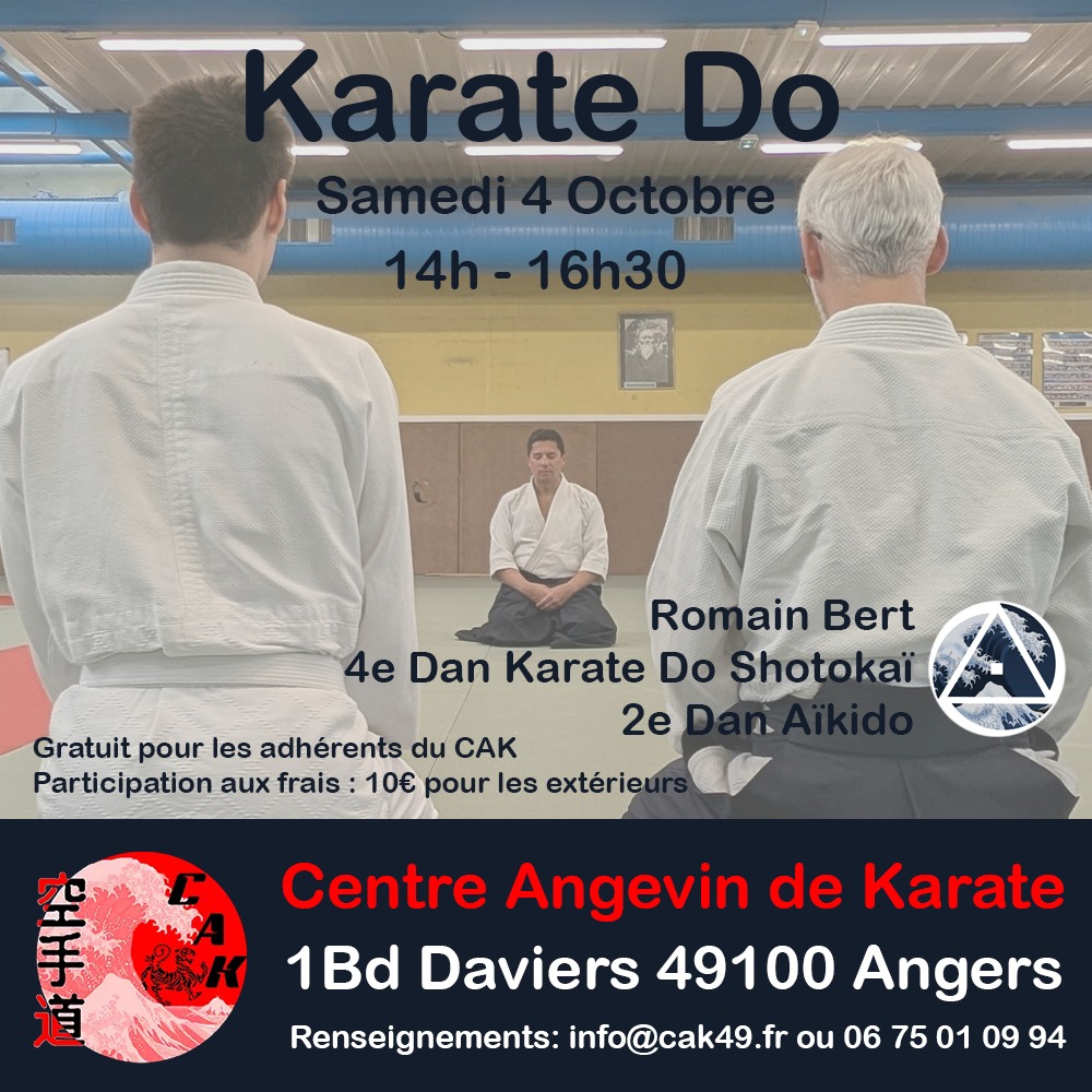 Stage 4 octobre Shotokaï Romain BERT au CAK
