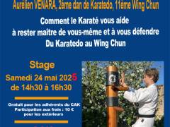 Self défense par le Karatedō et le Wing Chun