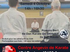 Stage Karatedo Shotokaï - Romain BERT au CAK